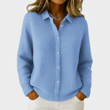 Elaine - Classic Button-Up Knit Cardigan