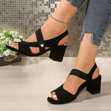 Tünde™ | Orthopedic Comfort Solid Heel Shoes