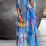 Cassia – Elegant Chiffon Dress