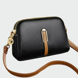 Elegant leather shoulder bag