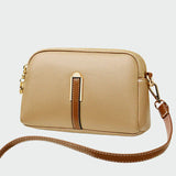Elegant leather shoulder bag