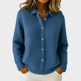 Elaine - Classic Button-Up Knit Cardigan