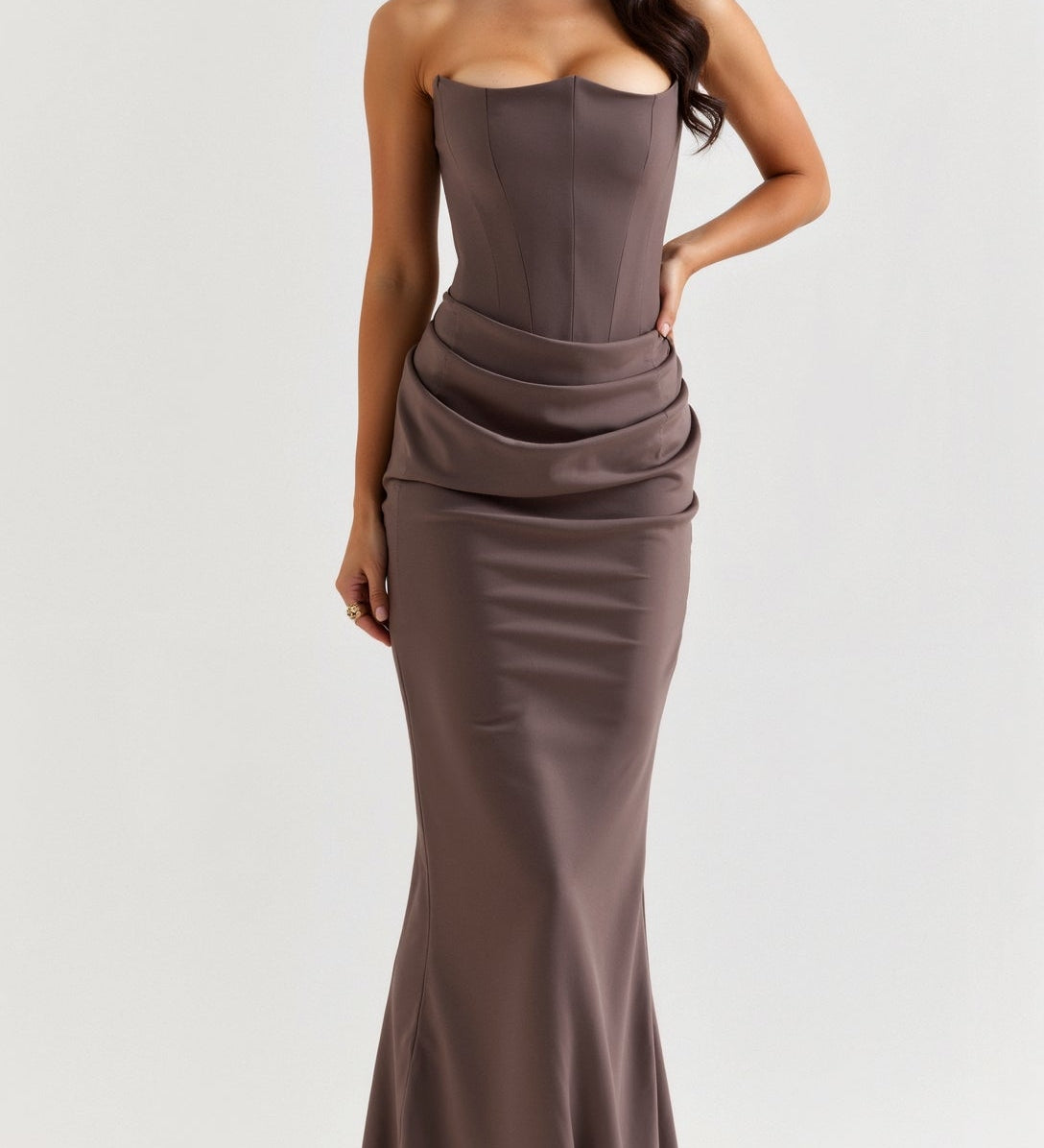 Esmeralda - Long dress with corset