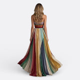 Lise - Long strapless dress