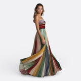Lise - Long strapless dress