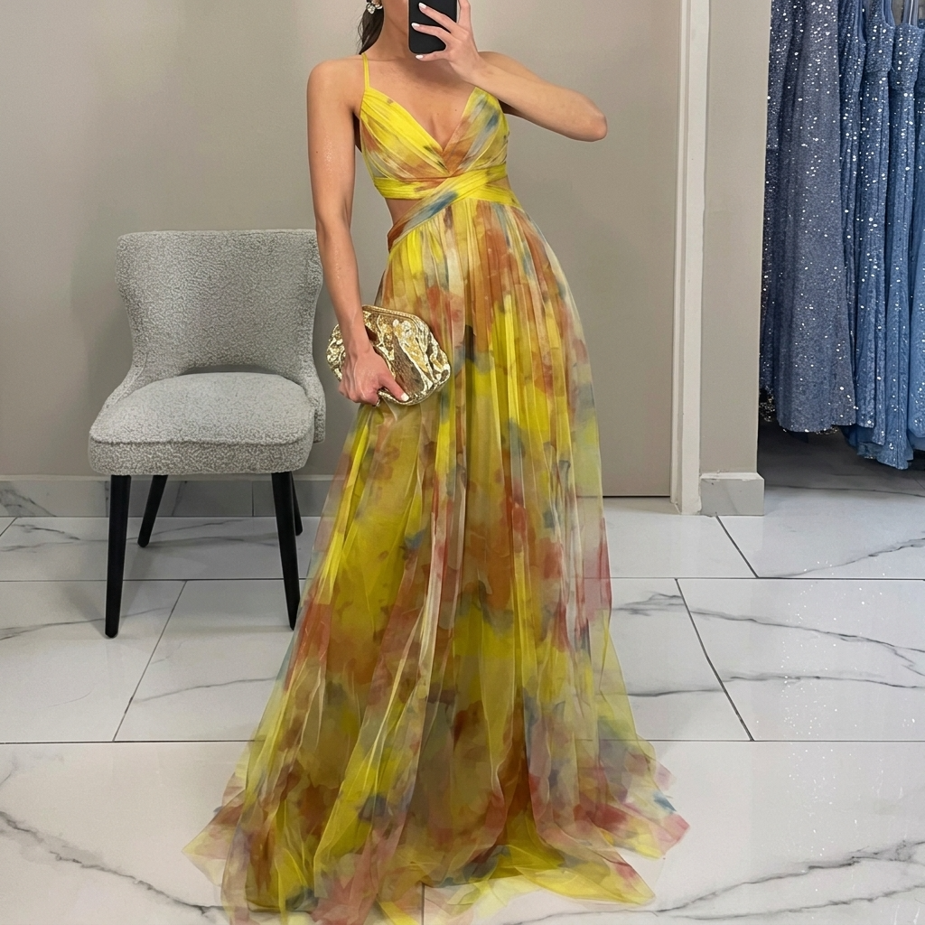 Margarida – Maxi dress with floral print