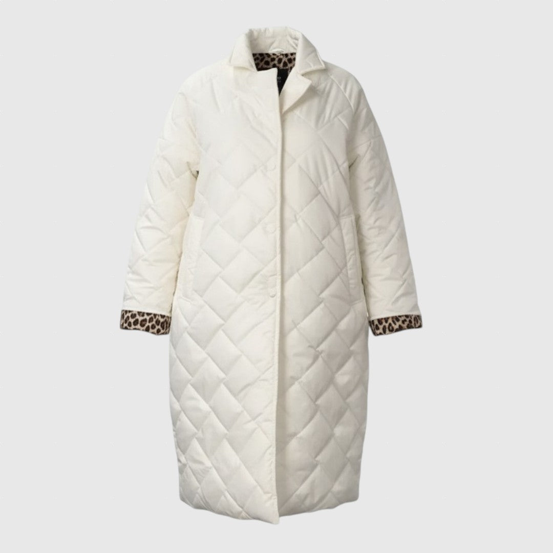 Ofira – Diamond coat with leopard lining