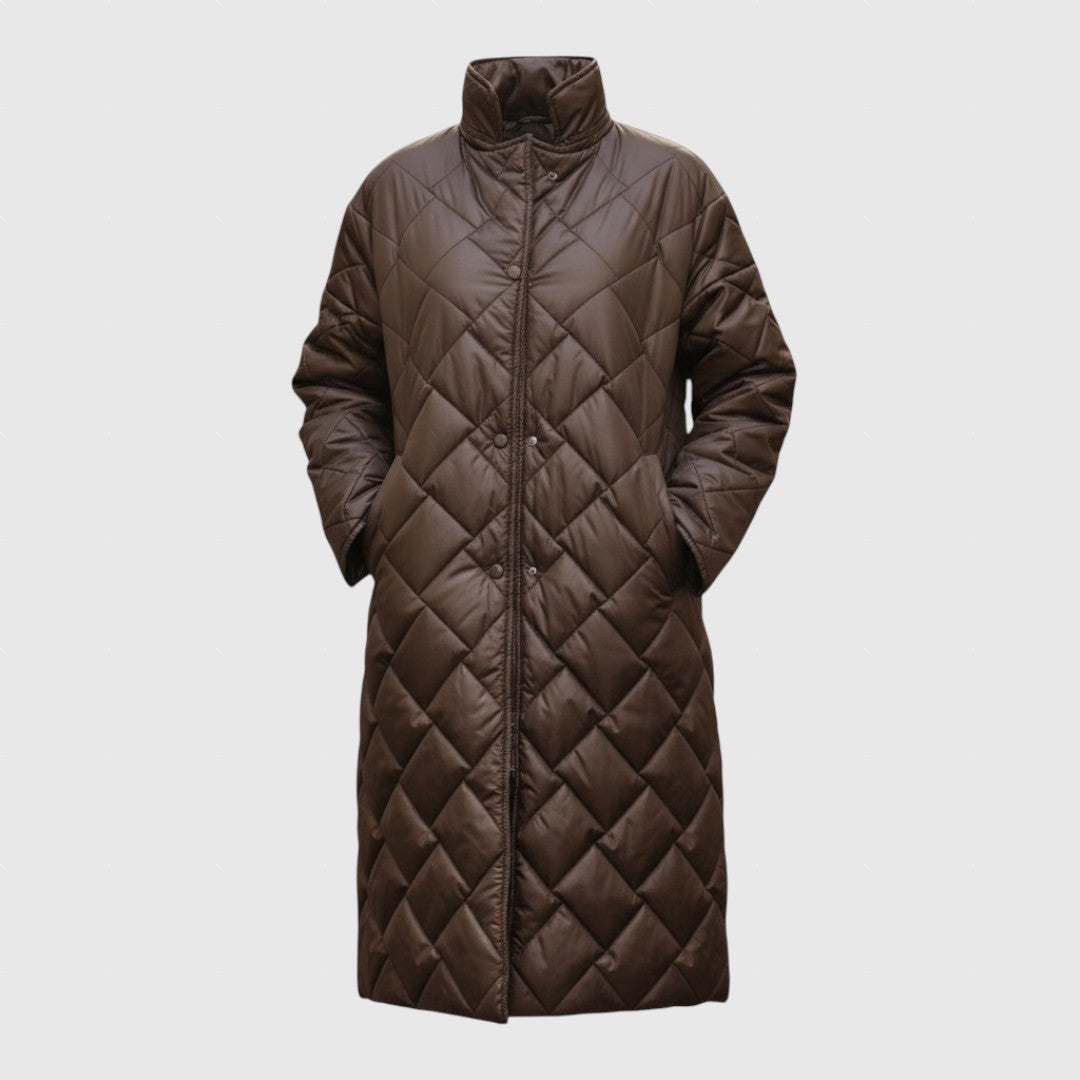 Ofira – Diamond coat with leopard lining