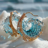 Ocean Wedding Earrings