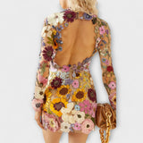 Dolores - 3D floral dress