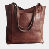 Genuine leather shoulder bag