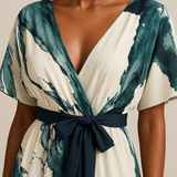 Vanessa - Long Dress with Acrylic Pattern