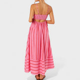 Isabel - Long striped dress