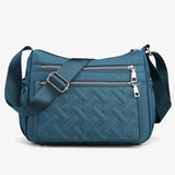Elegant nylon shoulder bag