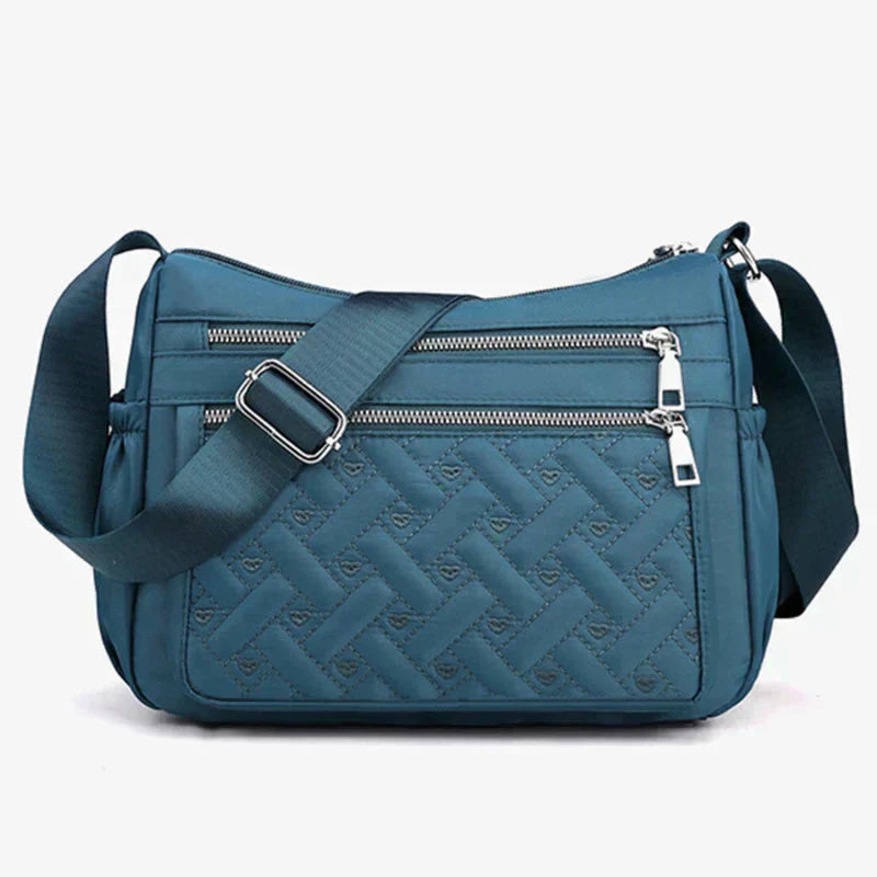 Elegant nylon shoulder bag