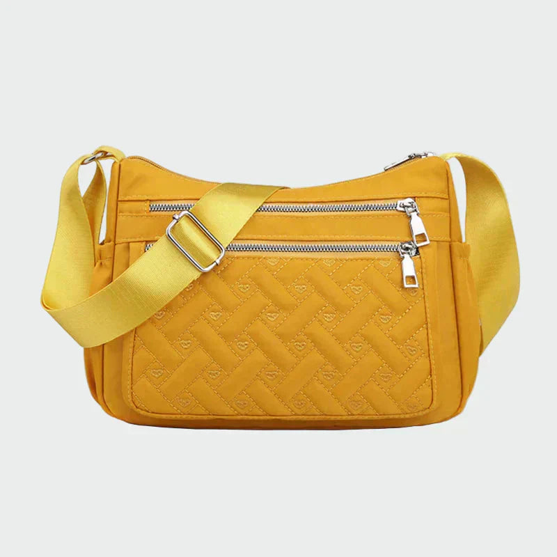 Elegant nylon shoulder bag