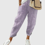 Nina - Elegant striped trousers