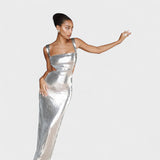 Glittering Silver - Evening Gown