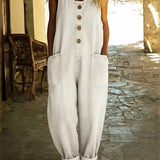 Lenna – Retro Pamut Farmer Overall