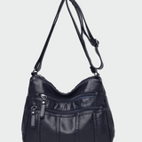 Soft leather shoulder bag