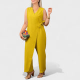 Milena - Elegant V-neck jumpsuit