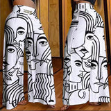 Évelyne™ — Pantalon large taille haute sculptant