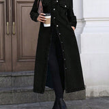 Maya | Fashionable Long Denim Jacket
