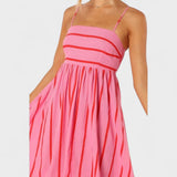 Isabel - Long striped dress