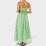 Isabel - Long striped dress