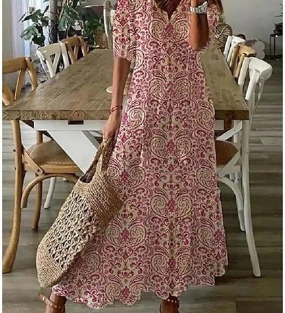 Luna | Lightweight Boho Midi Dress