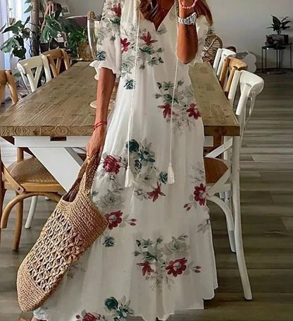 Luna | Lightweight Boho Midi Dress