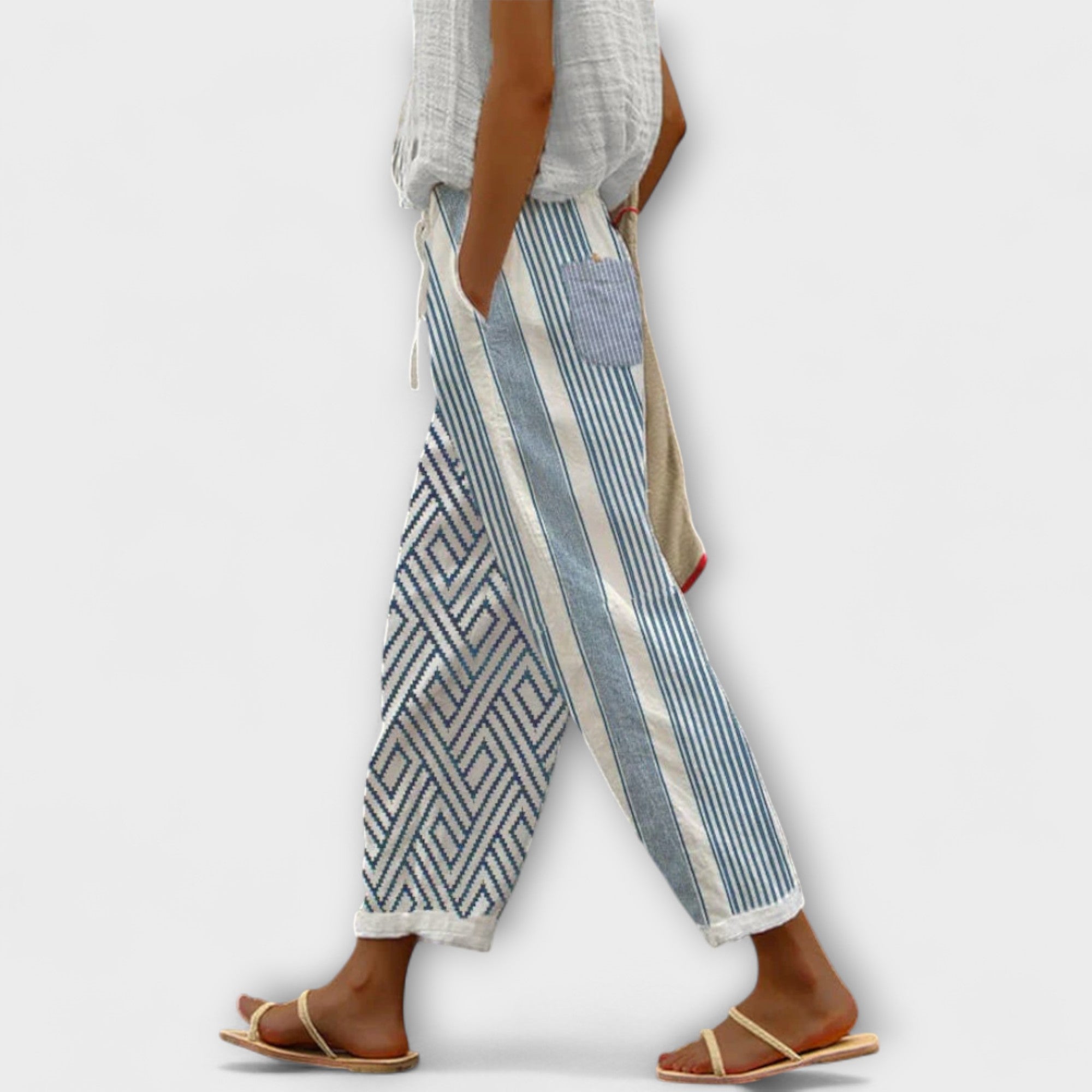 Airish - Expressive, printed, loose trousers